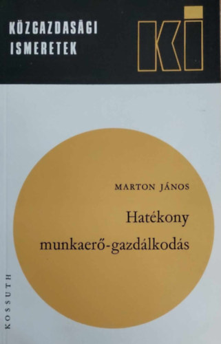 Marton Jnos - Hatkony munkaer-gazdlkods