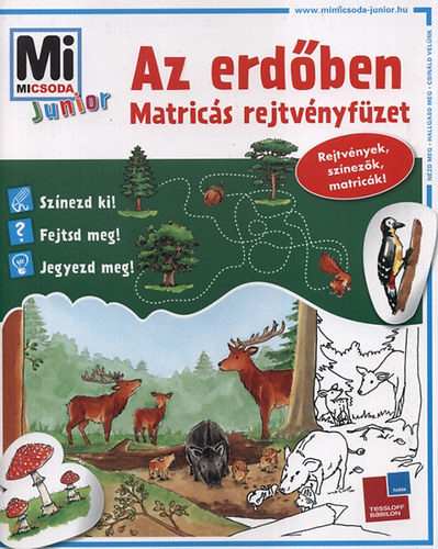 Birgit Bondarenko - Az erdőben - Matricás rejtvényfüzet