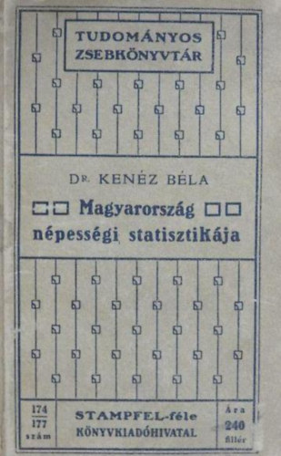 Dr. Kenz Bla - Magyarorszg npessgi statisztikja