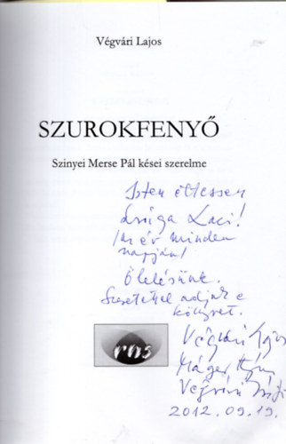 Vgvri Lajos - Szurokfeny (Szinyei Merse Pl ksei szerelme)