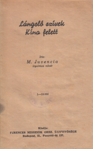 M. Juvencia - Lngol szvek Kna felett