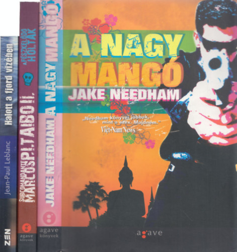 3 db krimi: A nagy mang� + A f�szkel�d� holtak + Halott a fjord viz�ben