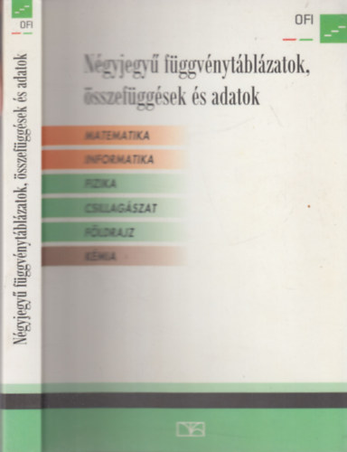 Alkotszerkeszt:Michalovszky Csabn - Ngyjegy fggvnytblzatok, sszefggsek s adatok (Javtott kiads!)