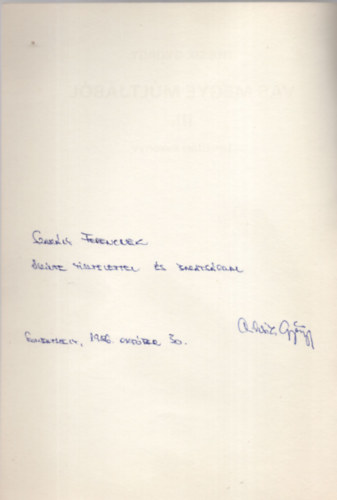 Tilcsik Gy�rgy - Vas megye �s az �r�kv�lts�g k�rd�se a reformkori orsz�ggy�l�seken - Dedik�lt - K�l�nlenyomat