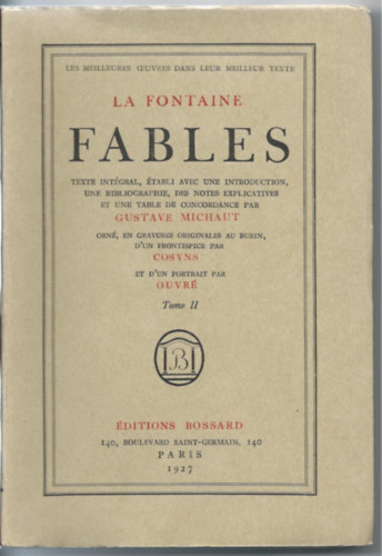 La Fontaine - Fables Tome II