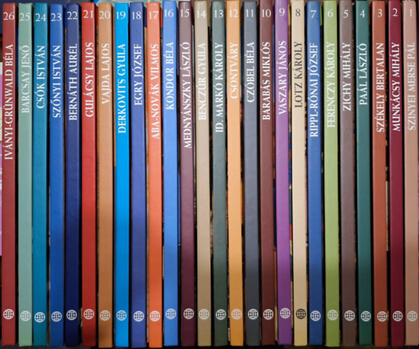 Metropol Knyvtr Kossuth Kiad - A Magyar Festszet Mesterei I-XXVI. (1-26.)