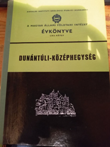 dr. Jmbor ron - A Dunntli- Kzphegysg pannniai kpzdmnyei - A Magyar llami Fldtani Intzet vknyve LXVII.