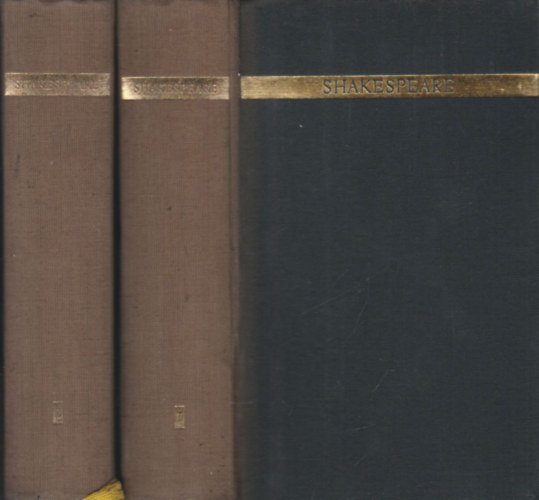 Szerz William Shakespeare Fordt Babits Mihly Devecseri Gbor Arany Jnos prily Lajos - Shakespeare sszes mvei 1-2   I.: Versek, kirlydrmk, vgjtkok/II.: Tragdik, sznmvek