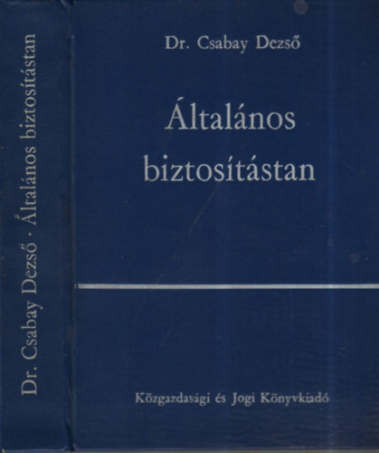 Csabay Dezs Dr. - ltalnos biztoststan
