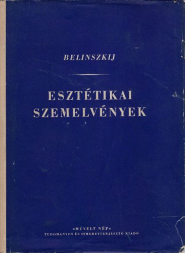 Belinszkij - Eszt�tikai szemelv�nyek
