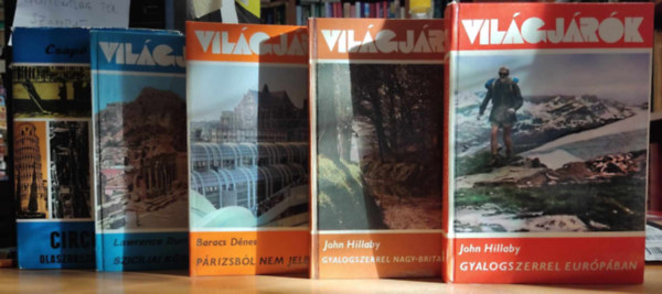 Lawrence Durrell, Baracs Dnes, John Hillaby, Csap Gyrgy - 5 dv Vilgjrk, Eurpa: Circolare (Olaszorszg tkzben)(79); Gyalogszerrel Eurpban (108); Gyalogszerrel Nagy-Britanniban (130); Prizsbl nem jelentettem (156); Szicliai krhinta (175)