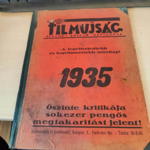 Filmujsg 1935. Zsolnai Lszl hetilapja