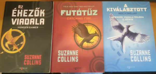 Suzanne Collins - Az �hez�k viadala 1-3. k�tet (Az �hez�k viadala - Fut�t�z - A kiv�lasztott)