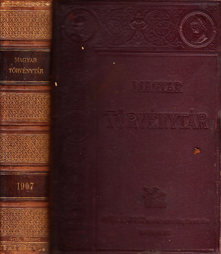 Dr. Mrkus Dezs szerk. - 1907. vi trvnyczikkek (Magyar Trvnytr- Corpus Juris Hungarici)