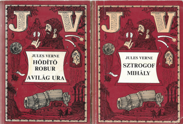 Jules Verne - 2 db knyv, Hdt Robur - A vilg ura, Sztrogof Mihly