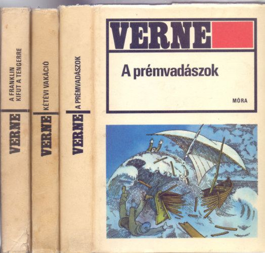 Jules Verne - Verne knyvek: A Franklin kifut a tengerre + Ktvi vakci + A prmvadszok (3 m)