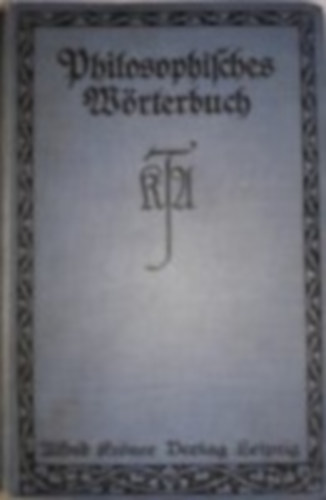 Heinrich Schmidt - Philosophisches Wörterbuch