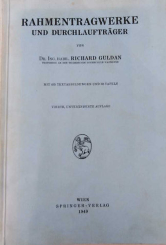 Richard Guldan - Rahmentragwerke und Durchlauftrger