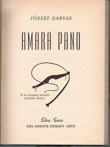 Darvas József - Amara Pano - Eszperantó