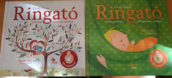 Maros Krisztina, Bogdn Viki  Grh Ilona (illuszt.) - 2 db Ringat: Hatvan magyar npdal + lbli jtkok, mondkk, dalok