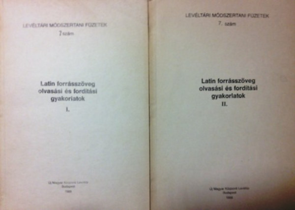 Dka Klra  (szerk.) - Latin forrsszveg olvassi s fordtsi gyakorlatok I-II.