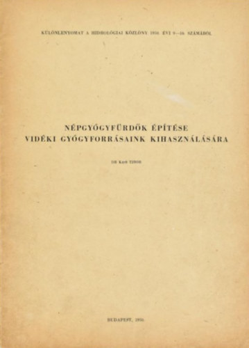 Dr. Kiss Tibor - Npgygyfrdk ptse vidki gygyforrsaink kihasznlsra