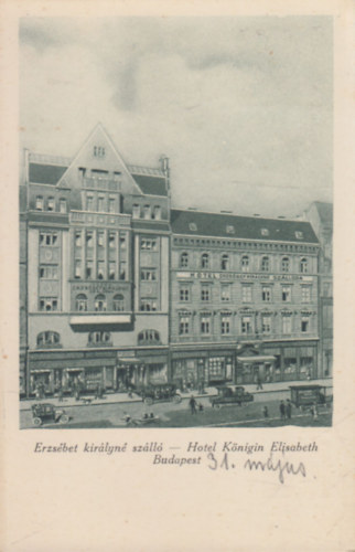 Erzs�bet kir�lyn� sz�ll�, Budapest (r�gi k�peslap)
