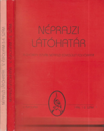 Viga Gyula - Nprajzi lthatr 1996/1-4. (teljes vfolyam, 2 db. lapszm)