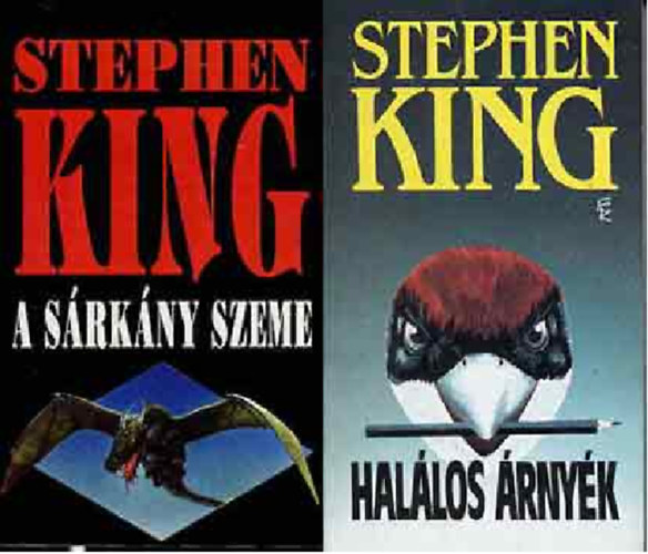 Stephen King - A sárkány szeme + Halálos árnyék ( 2 kötet )