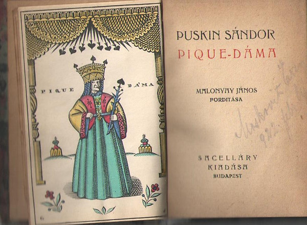 Puskin Sándor - Pique-dáma