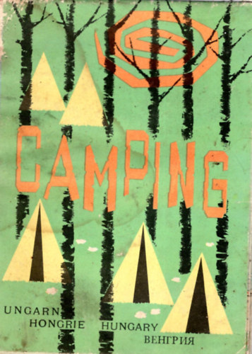 Camping térkép - Balaton ( 1965 )