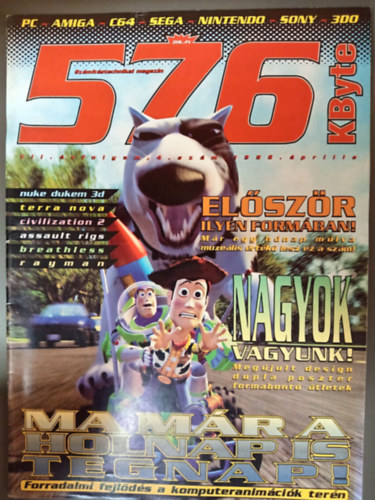 576 Kbyte VII. évfolyam 4. szám 1996. április