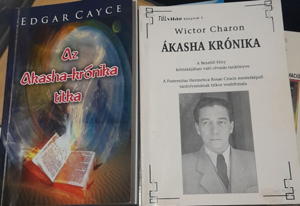 Wictor Charon Edgar Cayce - 2 knyv: Edgar Cayce: Az Akasha-krnika titka, Wictor Charon: kasha krnika
