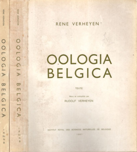 Rene Verheyen - Oologia Belgica I-II. ( Belga madrtojsok )