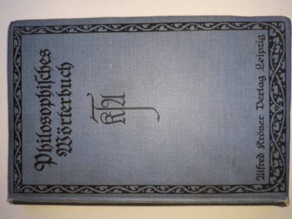 Heinrich Schmidt - Philosophisches wrterbuch