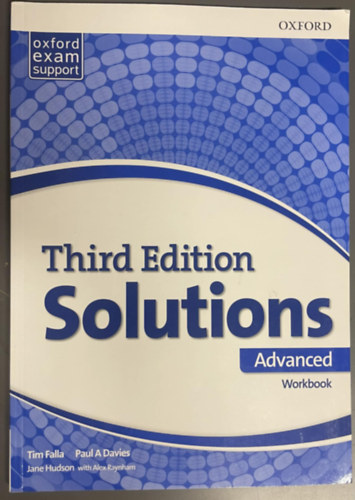 by Tim Falla - Paul A Davies - Jane Hudson with Alex Raynham - Solutions (Third Edition) - Advanced workbbok
