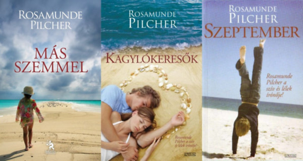 Rosamunde Pilcher - 3 db Rosamunde Pilcher reg�ny: Kagyl�keres�k + Szeptember + M�s szemmel