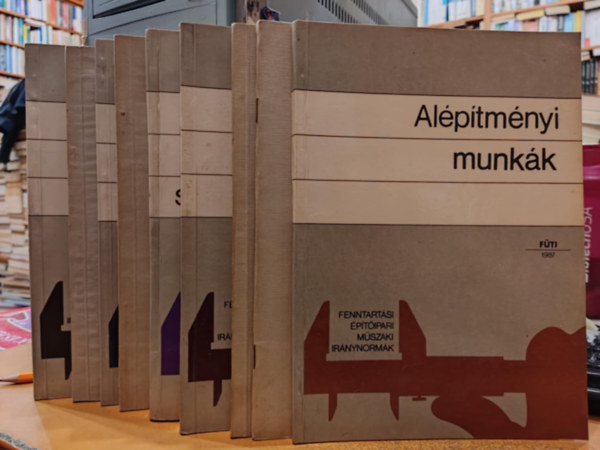 Füti - 10 db Építőipar: Alépítmény munkák (+ helyesbítés, bővítés); Épületgépészet (+ helyesbítés, bővítés); Keverékek és ideiglenes segédszerkezetek (+ helyesbítés, bővítés); Közműépítés helyesbítés és bővítés + Vill