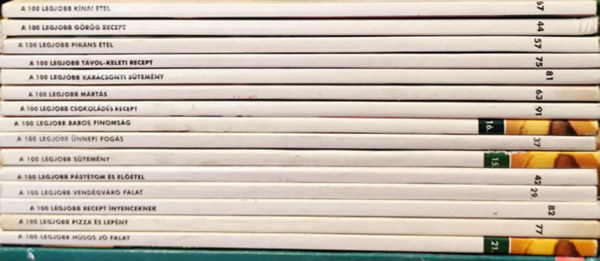 16 db A 100 legjobb... sorozatból