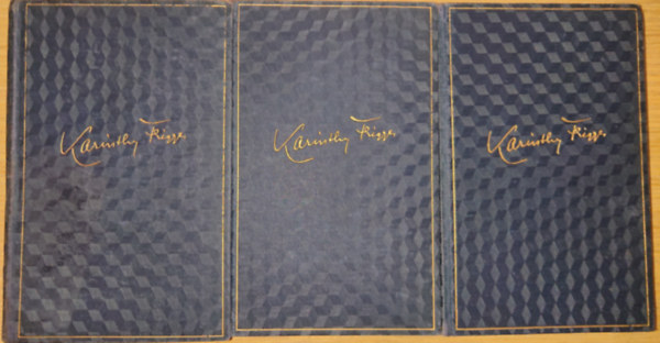 Karinthy Frigyes - 3 k�tet Karinthy Athenaeumn�l megjelent �letm�sorozat�b�l: �j g�rbe t�k�r, Gyilkosok (novell�k), K�t haj�