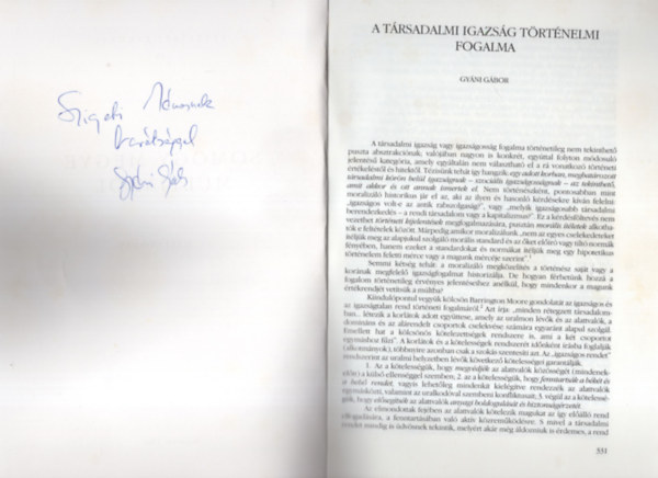 A t�rsadalmi igazs�g t�rt�nelmi fogalma- Dedik�lt - K�l�nlenyomat