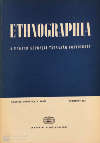 Akadmiai Kiad - Ethnographia LXXXVIII. vf. 1. szm