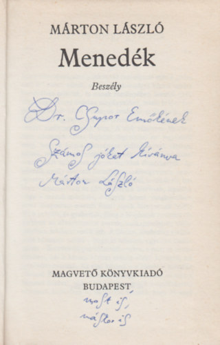 Marton L�szl� - Mened�k