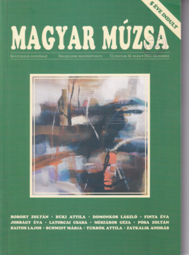Magyar M�zsa �j folyam 26. sz�m 2022. december
