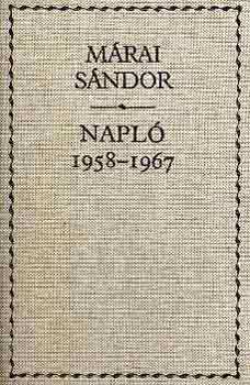 Mrai Sndor - Napl (1958-1967)