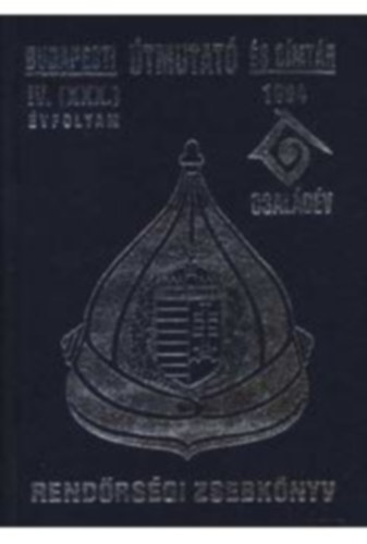 Dr. Szimeonov T�dor - Budapesti �tmutat� �s c�mt�r - Rend�rs�gi zsebk�nyv 1994