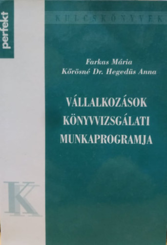 Farkas M�ria; Dr. K�r�sin�heged�s Anna - V�llalkoz�sok k�nyvvizsg�lati munkaprogramja