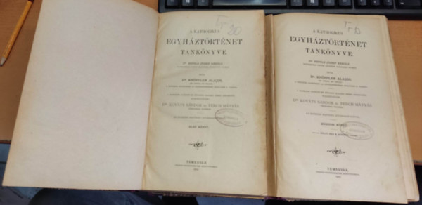 Dr. Knpfler Alajos - A katholikus egyhztrtnet tanknyve I-II. egybektve