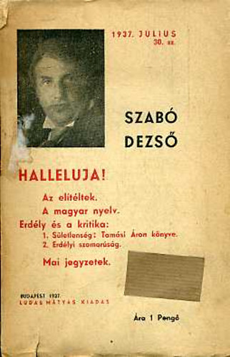 Szab Dezs - Halleluja! (Szab Dezs fzetek 30.)