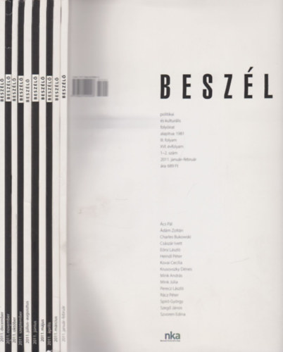 Besz�l� 2011/1-12. (teljes �vfolyam, lapsz�monk�nt)